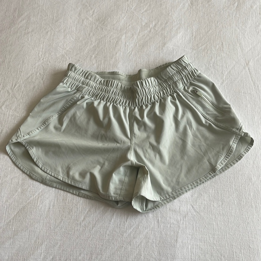 Lululemon Tracker Short 4” - Pale Mint, size 10